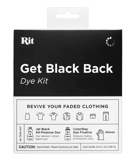 RIT DYE GET BLACK BACK KIT - Tekstiilivärit - 008595820 - 1
