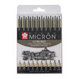 PIGMA MICRON 10 SET BLACK - Fineliners - 018140110 - 1