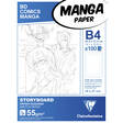 MANGA STORYBOARD PAD B4 - Ritpapperblock - 015000030 - 1