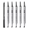 CIAO SHADE SET 6 COOL GREY & BLACK - Copic Ciao - 027025580 - 3