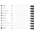 MULTILINER SET 0,3mm VÄRILLISET 10 - Copic Multiliner - 027021120 - 2