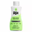 RIT DYE 236ml: NEON GREEN -21 - Tekstiilivärit - 008588210 - 1