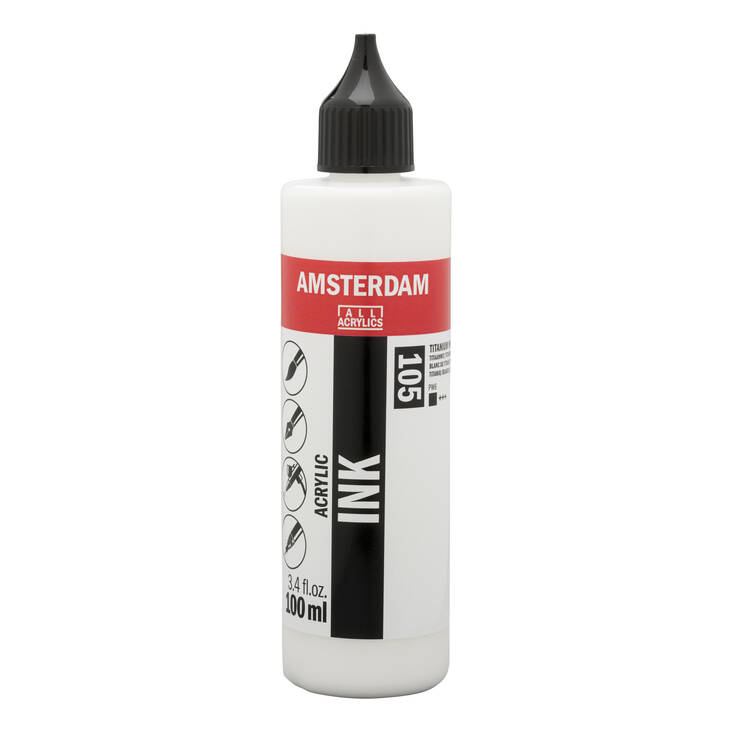 AAC INK 100ml T.WHITE - Akryylimuste - 003153920 - 1
