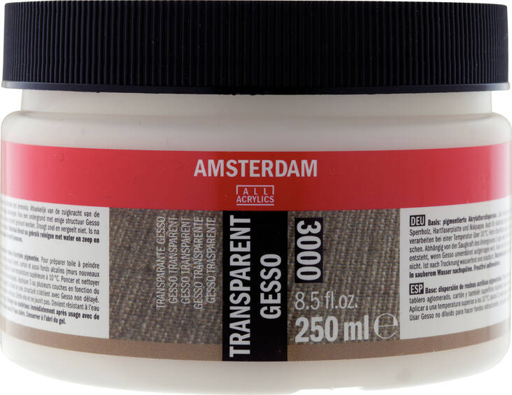 AAC GESSO TRANSP.250ml - Värit ja maalausaineet Huom! pakkasarat - 002300060 - 1