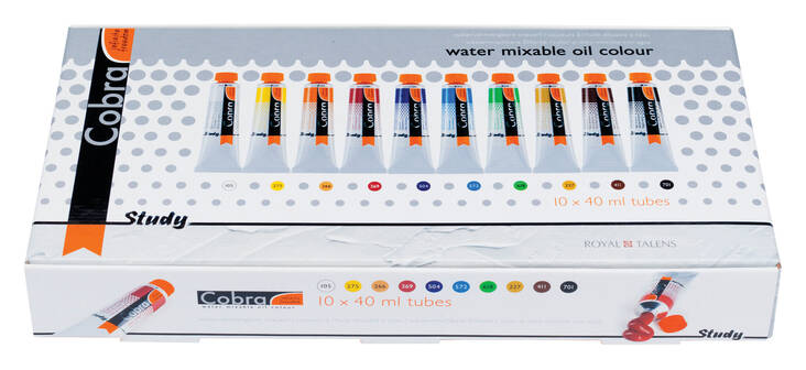 COBRA STU.SETTI 10x40ml - Värit ja maalausaineet Huom! pakkasarat - 001950510 - 1