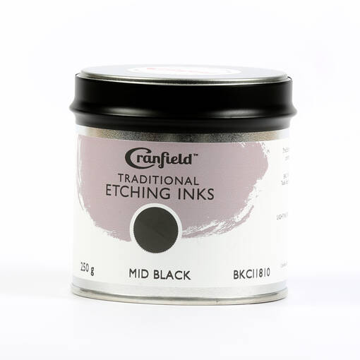Traditionella svarta etsprodukter, djuptrycksfärger Cranfield 250 g burk - Traditionell gravyr / Djuptrycksfärger - 009194810 - 1