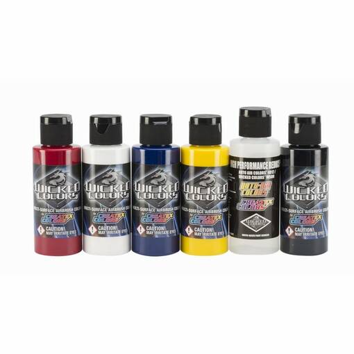 CREATEX WICKED 6x60ml #110 DETAIL - Airbrush maalit - 020050110 - 1