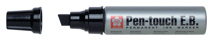 PEN-TOUCH EB MUSTA - Sakura Industrial -ammattilaiskäyttöön. - 018140140 - 1