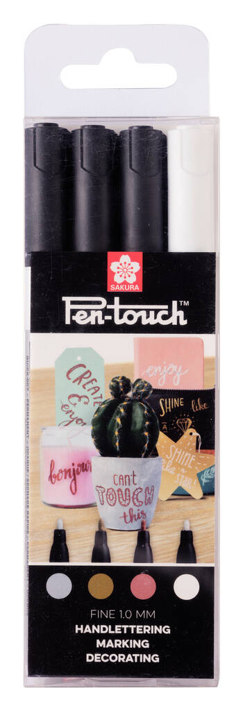 PEN-TOUCH MET.SET 4 - Maalikynät - 018140170 - 1