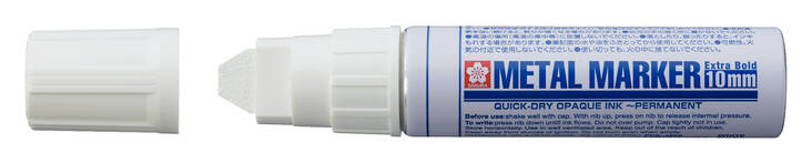 SAKURA METAL MARKER WHITE - Sakura Industrial -ammattilaiskäyttöön. - 031401050 - 1