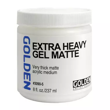EXTRA HEAVY GEL MATTE 237 ML - Akrylfärger målningsmedium Golden - 002500080 - 1