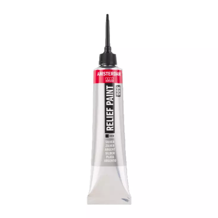 AAC RELIEF PAINT 20ML SILVER 800 - Koristeluvärit - 003555800 - 1