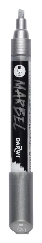 MARBEL MARKER 6MM SILVER 080 - Akryylitussit - 028606080 - 1