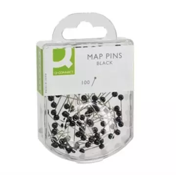 KARTTANEULAT MUSTA, 5 MM 100/RA - Tarvikkeita toimistoon - 018500100 - 1