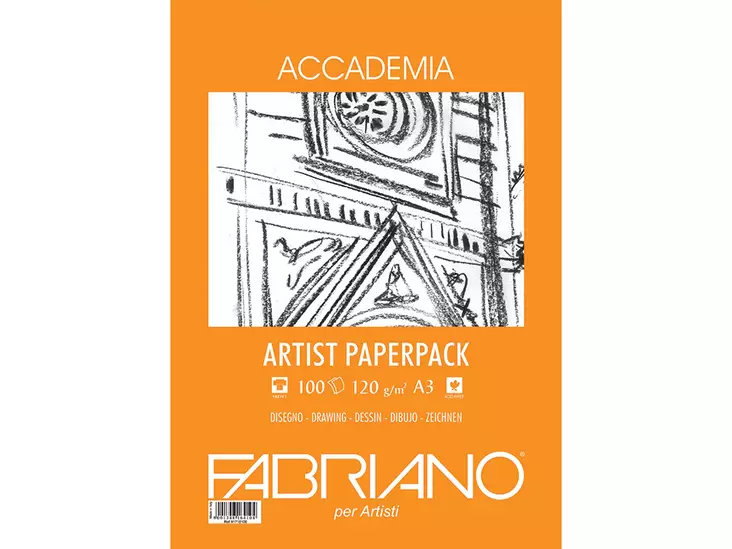 PIIR.PAP.PAKETTI A3 120G - Piirustuspaperi irtoarkit - 006853120 - 1