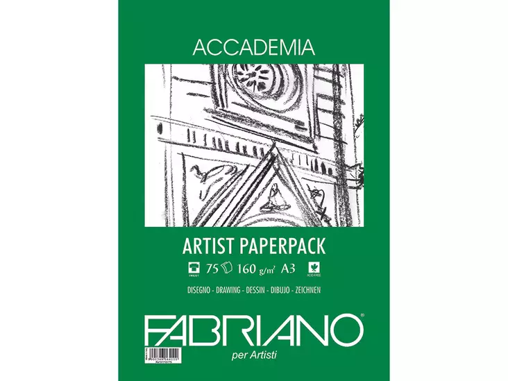 PIIR.PAP.PAKETTI A3 160G - Piirustuspaperi irtoarkit - 006853160 - 1