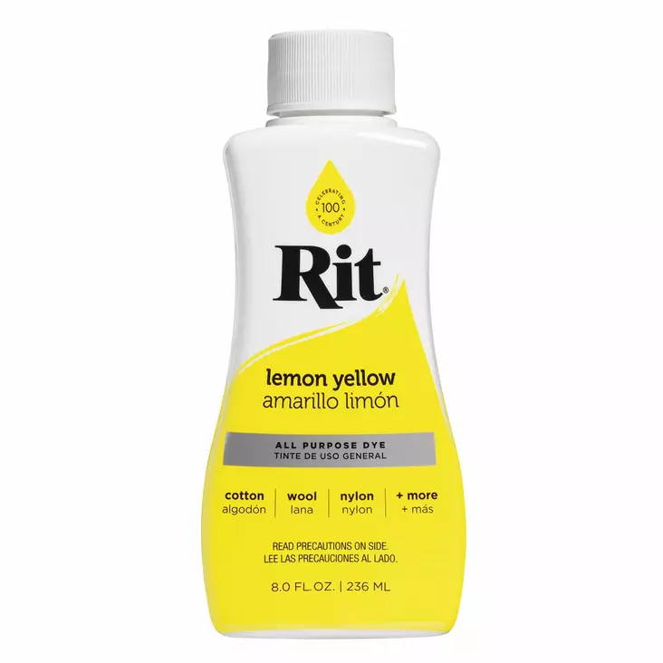 RIT DYE 236ml:LEMON YELLOW-1 - Tekstiilivärit - 008588010 - 1