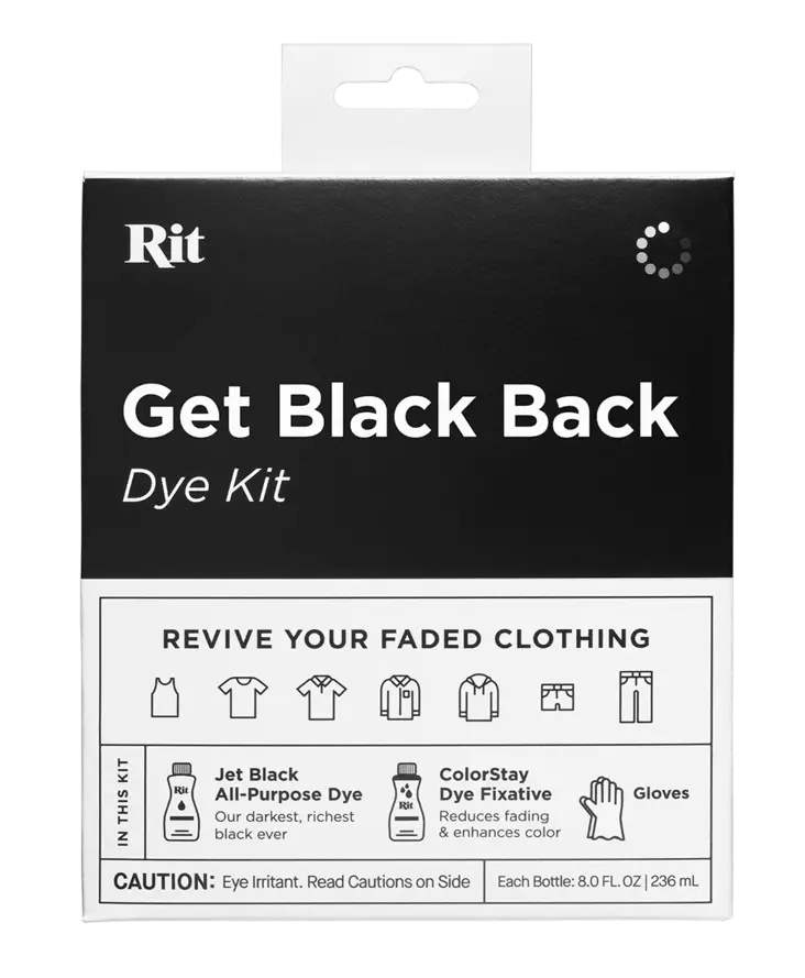 RIT DYE GET BLACK BACK KIT - Tekstiilivärit - 008595820 - 1