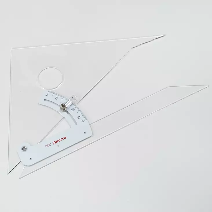 SÄÄDETTÄVÄ KOLMIO AR23412, 30cm - Tarvikkeet piirtäjille ja taiteilijalle - 017716030 - 1