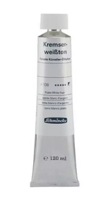 SCHMINCKE OIL120m FLAKE WHITE HUE - Värit ja maalausaineet Huom! pakkasarat - 001116110 - 1