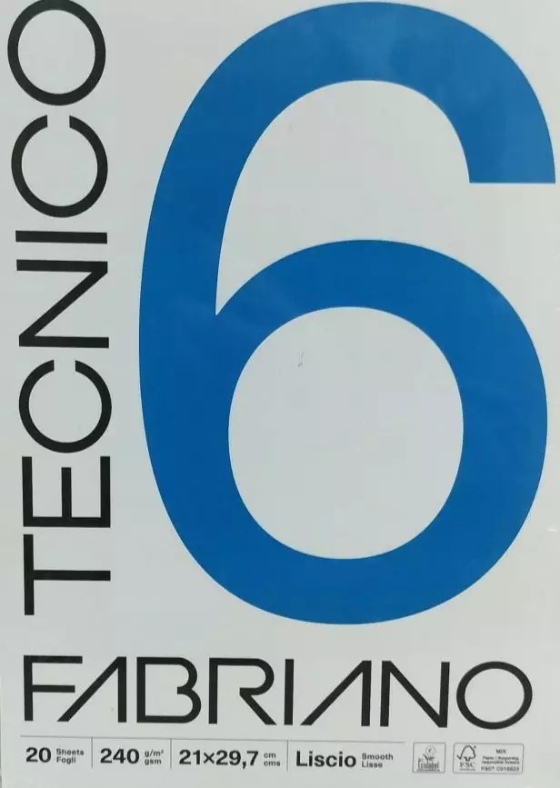 TECNICO LEHTIÖ A4/20 SILEÄ 240 gr. - Paperit ja lehtiöt - 006595010 - 2
