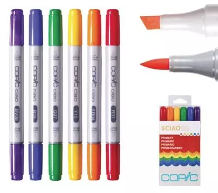 CIAO PRIMARY SET 6 KYNÄÄ - Copic Ciao - 027025661 - 2