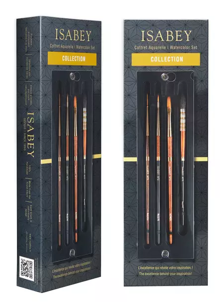 ISABEY PUINEN 4 AKV.SIVELLIN SETTI - Akvarellisiveltimet - 005968291 - 2