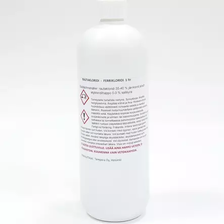 RAUTAKLORIDI 40% 1 LITRA - Traditional etching / syväpaino -aineet - 009221501 - 1