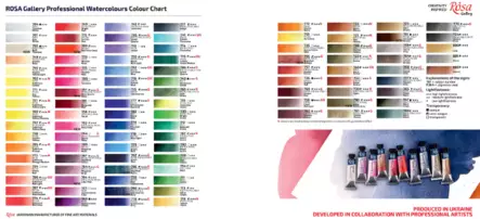 ROSA WC 1/1 ZINK WHITE - Akvarellivärit - 003260701 - 3