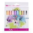 ECOL.BRUSHPEN X10 PASTEL - Sivellinkynät - 020005121 - 1