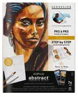 ABSTRACT ACRYL STEP BY STEP SET - Värit ja maalausaineet Huom! pakkasarat - 003188601 - 2