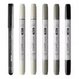 CIAO SHADE SET 6 WARM GREY & BLACK - Copic Ciao - 027025581 - 2