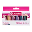 TAC ACRYL SET 6x12ml METALLIC - Akryylilajitelmat - 003156861 - 1