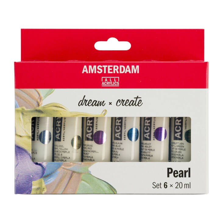 AAC SET 6X20ml PEARL - Färger och målningsmaterial - 003154011 - 1