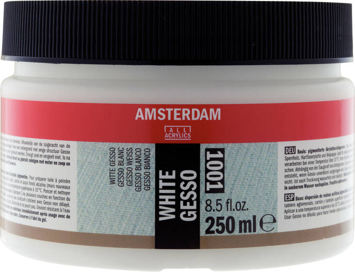 Amsterdam vit gesso, allround grundningsmedel - Färger och målningsmaterial - 002300061 - 1