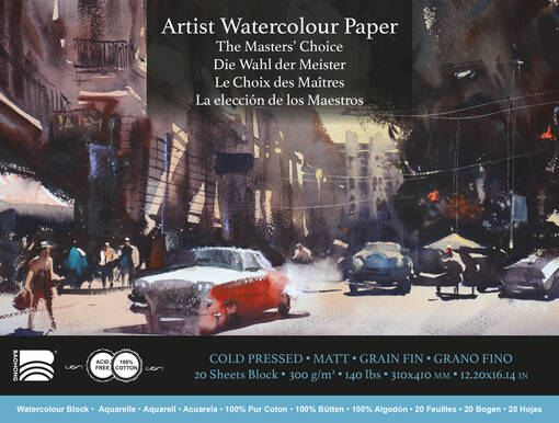 MASTERS' AKV.LEHTIÖ CP 31x41 MEDIUM - Paperit ja lehtiöt - 006520021 - 1