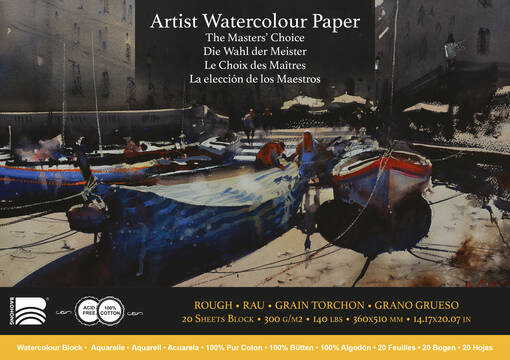 MASTERS' AKV.LEHTIÖ ROUGH 36x51 - Paperit ja lehtiöt - 006520011 - 1