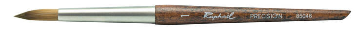 Raphael precision kortskäftade rundpenslar - Akrylfärg- och oljefärgsborstar - 005884971 - 1