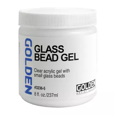 GLASS BEAD GEL 237 ML - Akrylfärger målningsmedium Golden - 002500101 - 1
