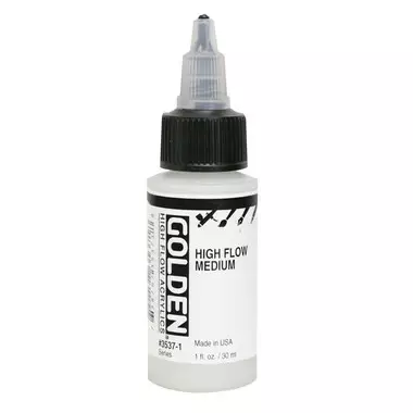 HÖG FLÖDE MEDIUM 30 ML - Akrylfärger målningsmedium Golden - 002500311 - 1