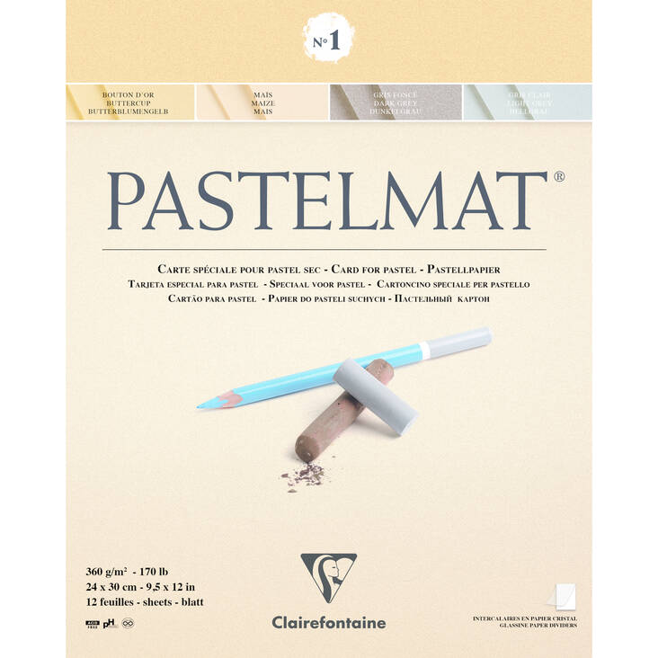 PASTELMAT PAD No.1 - Färgat papper och pastellpapper - 015003001 - 1