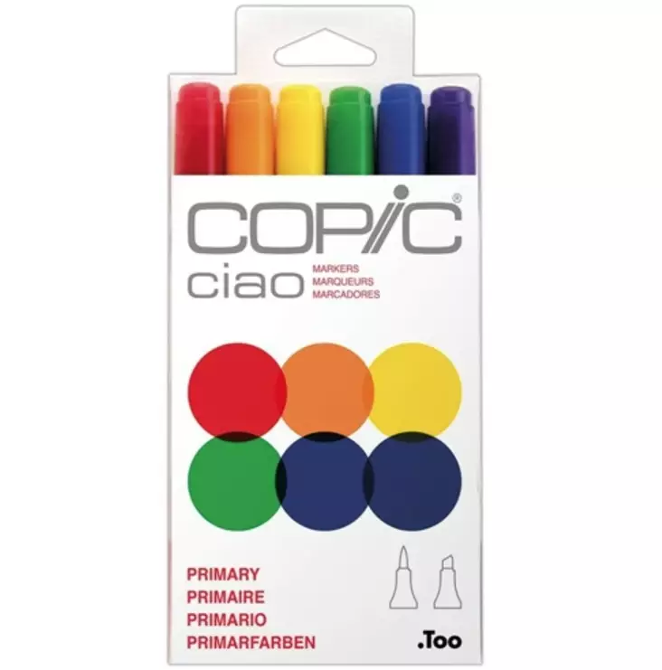 CIAO PRIMARY SET 6 KYNÄÄ - Copic Ciao - 027025661 - 1