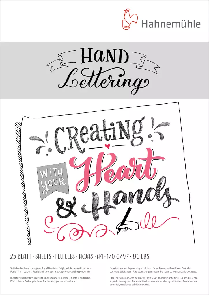 HAND LETTERING A4 - Papper och block - 006700991 - 1