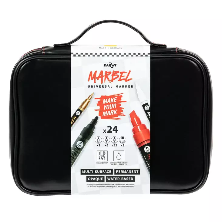MARBEL BRIEFCASE 24 TÄYSI SALKKU - Akryltuscher - 028900901 - 1
