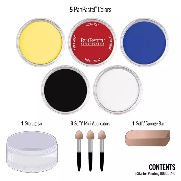 PANPASTEL START/PAINT(5) - Kynät, tussikynät, liidut, hiilet - 004210051 - 1