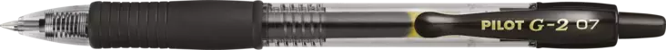 PILOT GEELIKYNÄ G2 0,7 MUSTA - Kuulakärki- ja täytekynät - 018490221 - 1