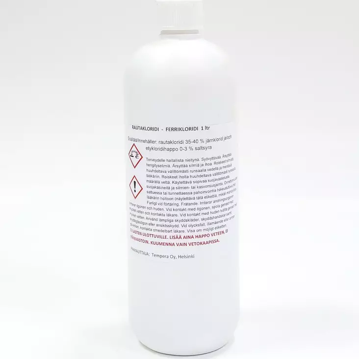 RAUTAKLORID 40% 1 LITER - Traditionell etsning / djuptryck -ämnen - 009221501 - 1