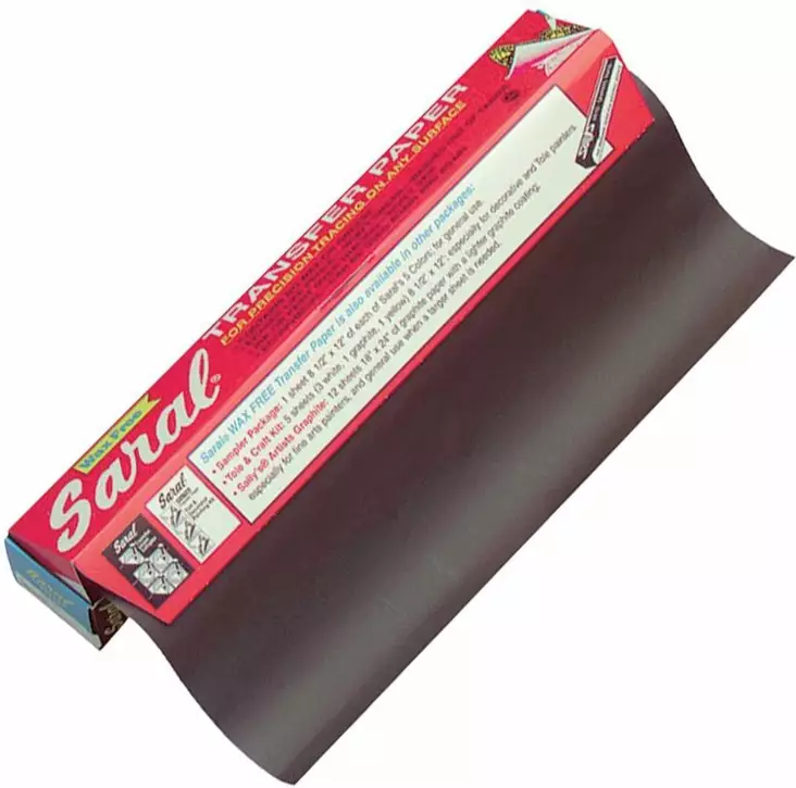 SARAL TRANSFER, SVART RULLA - Papper och block - 008882391 - 1