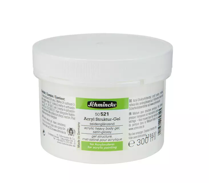 SCH.521 HEAVY B.GEL SATIN 300ml - Akryylivärien maalausaineet - 002675211 - 1