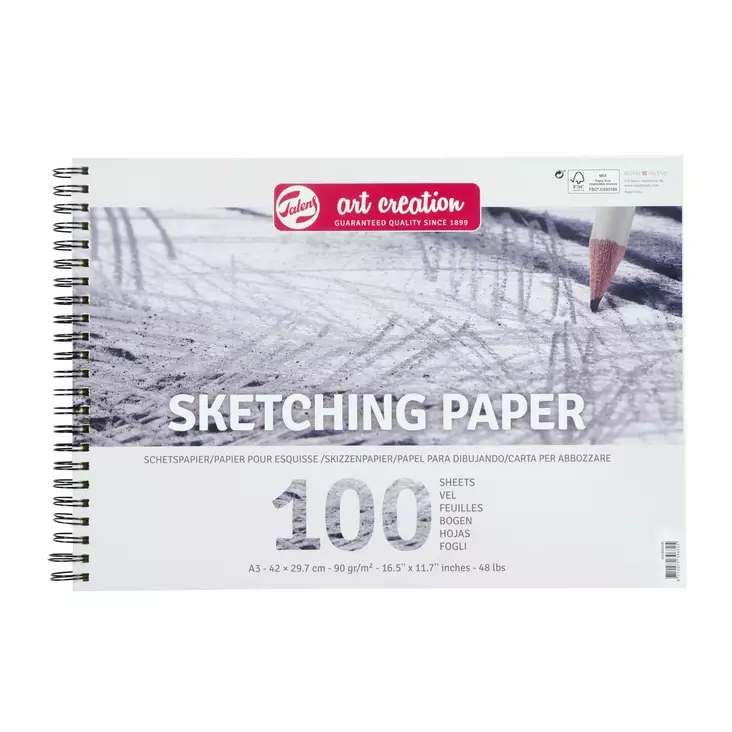 TAC SKETCH A3 90g SPIRALBLOCK - Ritpapperblock - 006633001 - 1